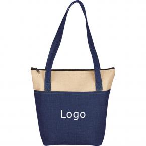 Jute Insulated Tote Bag