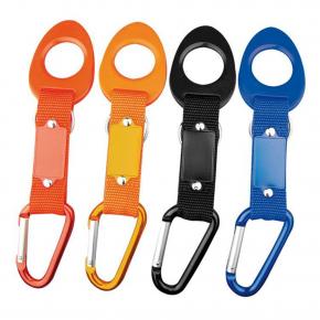 Bottle Holder Keychain with Carabiner