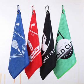 Golf Towel with Carabiners