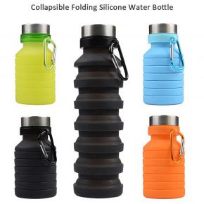 19oz Collapsible Silicone Water Bottle