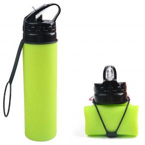 20oz Collapsible Silicone Water Bottle