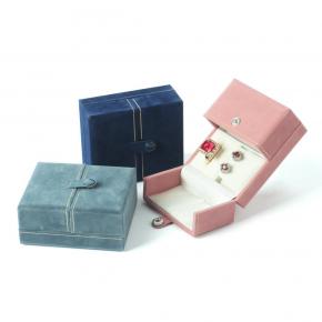 Premium Double Open Velvet Jewelry Box