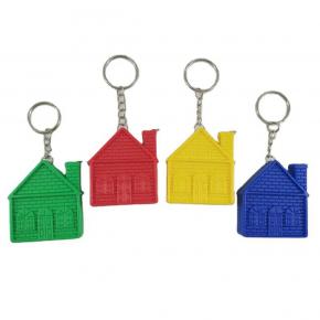 House Shape Tape Measure Keychain