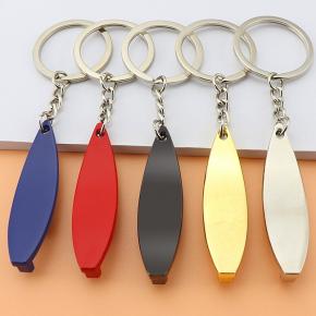 Surfboard Shaped Bottle Opener Key Chain